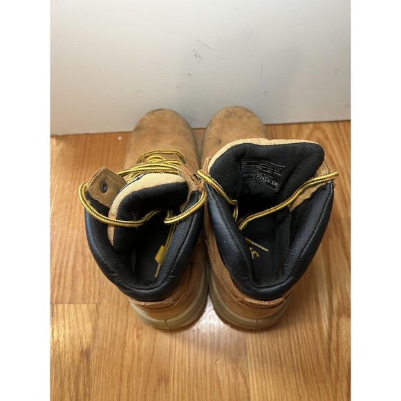 Herman Survivors Boots Mens Size 6W Brown Leather Waterproof Safety Toe Work - Picture 8 of 12